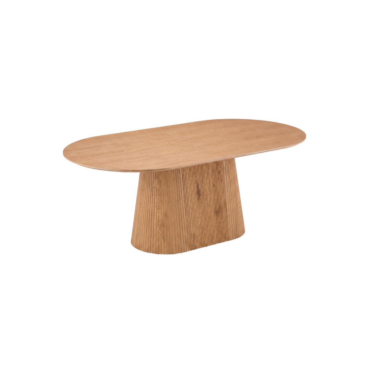 Esstisch Lenno Eschefarben MDF ca. 200x100 cm - Eschefarben, MODERN, Holz/Holzwerkstoff (200/76/100cm) - Bessagi Home