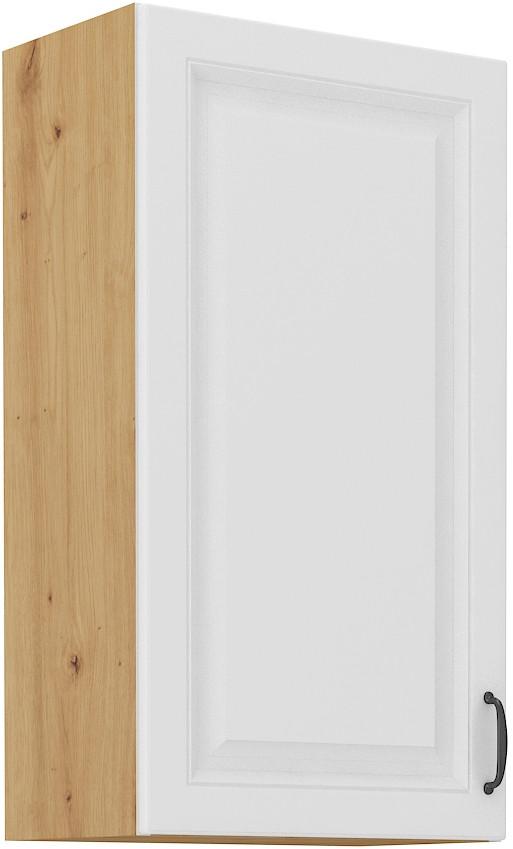 Viseći Elem. 50 1 Vrata/3 Pol. Stilo - bijela/hrast Artisan, Moderno, drvni materijal/metal (50/90/31cm)