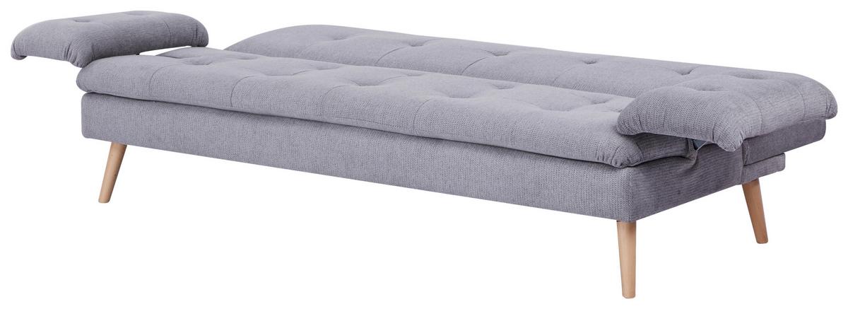 Zofa Armano, Posteljna Funkcija, Siva - siva/naravne barve, Basics, tekstil/les (190/83/87cm) - P & B