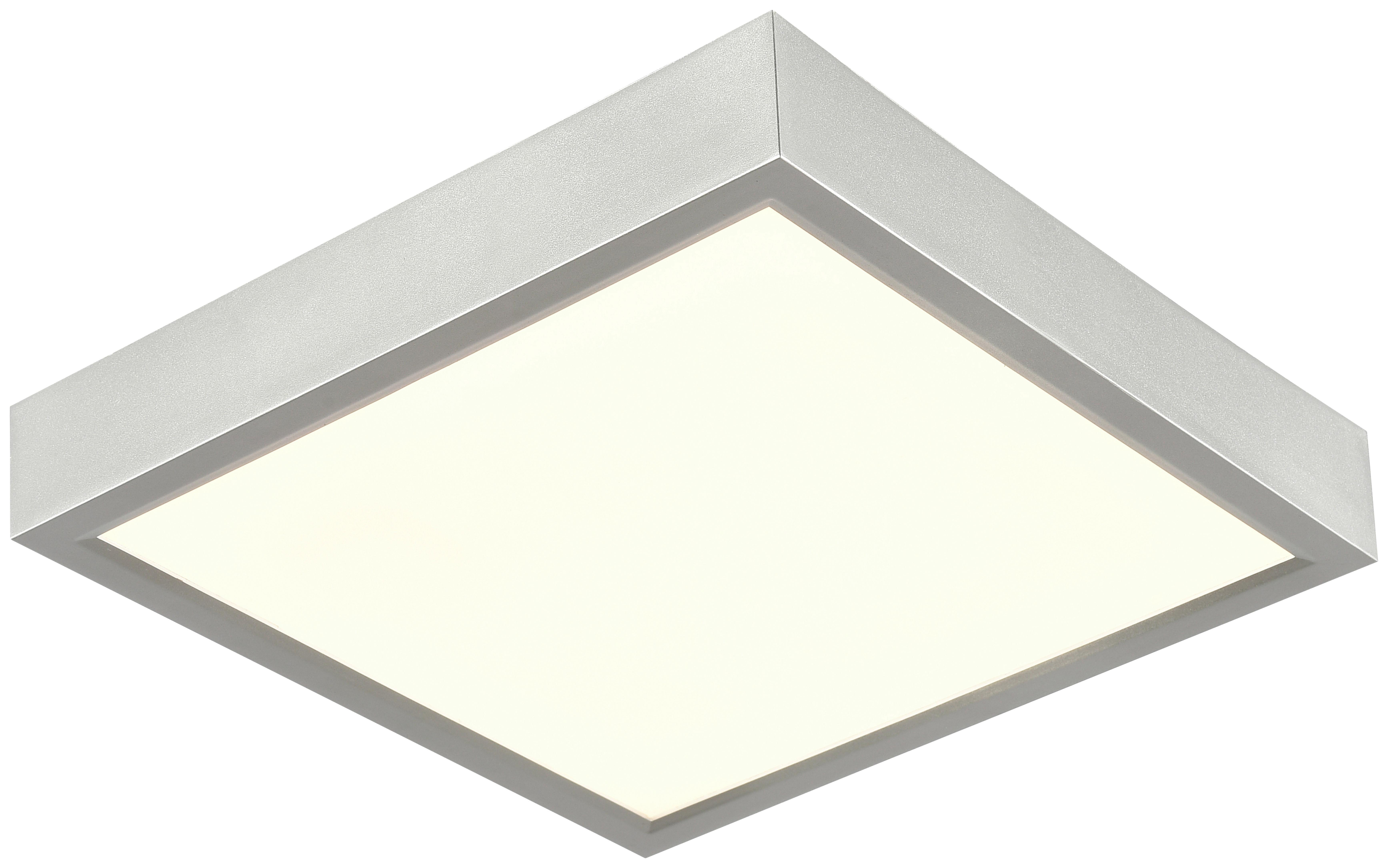 LED-Deckenleuchte Fridolin 1 max. 5 Watt - Silberfarben, Romantik / Landhaus, Kunststoff (12/12/3cm) - Modern Living
