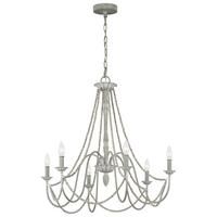 Luster Maryville Fe-Maryville6 - svijetlo siva, Konvencionalno, drvo/metal (71.1/83.9cm) - Elstead Lighting