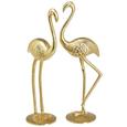 Okrasna Žival Flamingo - zlata, Moderno, kovina (13/10/40cm) Okrasna Žival Flamingo - zlata, Moderno, kovina (13/10/40cm)