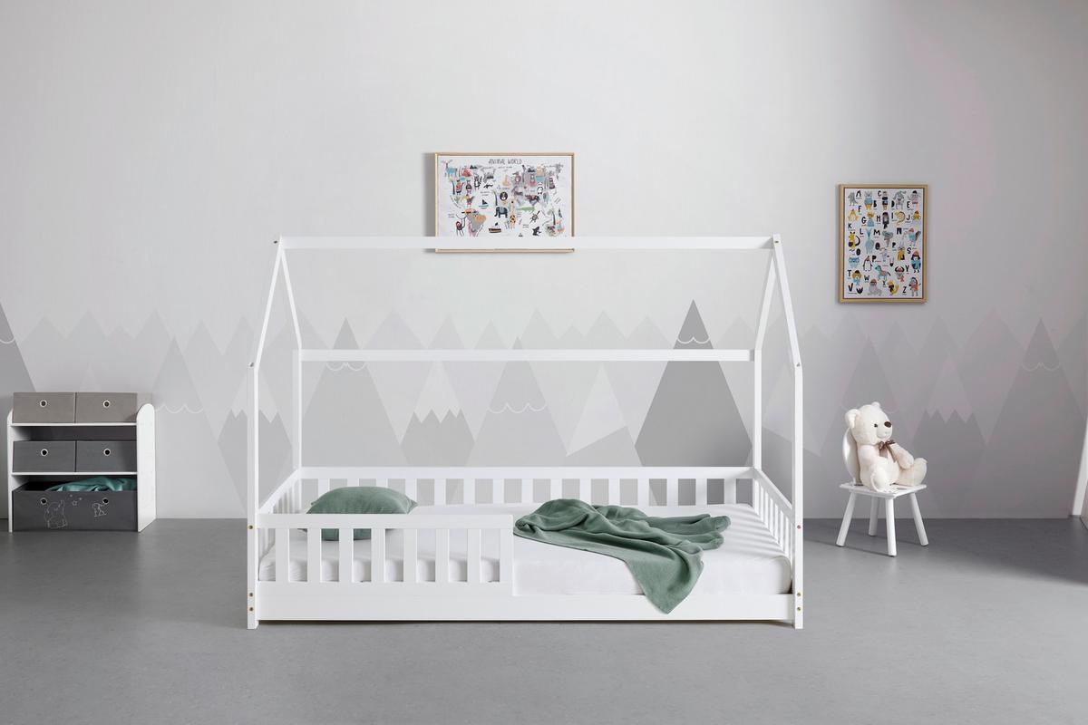 Niski Krevet Kids - bijela, Konvencionalno, drvo (90/200cm) - Mömax