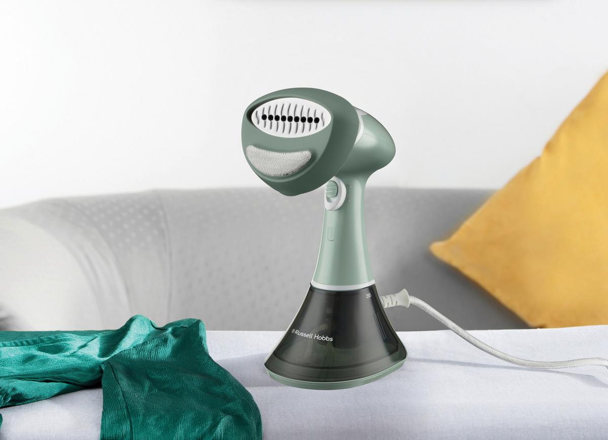 PAROWNICA DO UBRAŃ STEAM GENIE ESSENTIAL 25592-56 - szałwiowy, Basics, tworzywo sztuczne (12,5/27,5/18,0cm) - Russell Hobbs
