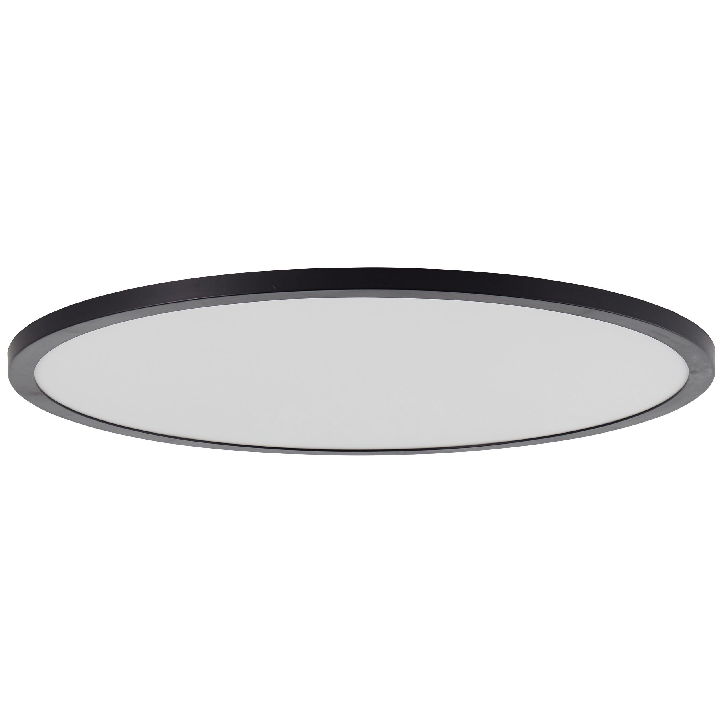 LED-Paneel Tuco Schwarz/Weiß max. 33 Watt - Schwarz/Weiß, Basics, Kunststoff (50/3cm) - Brilliant