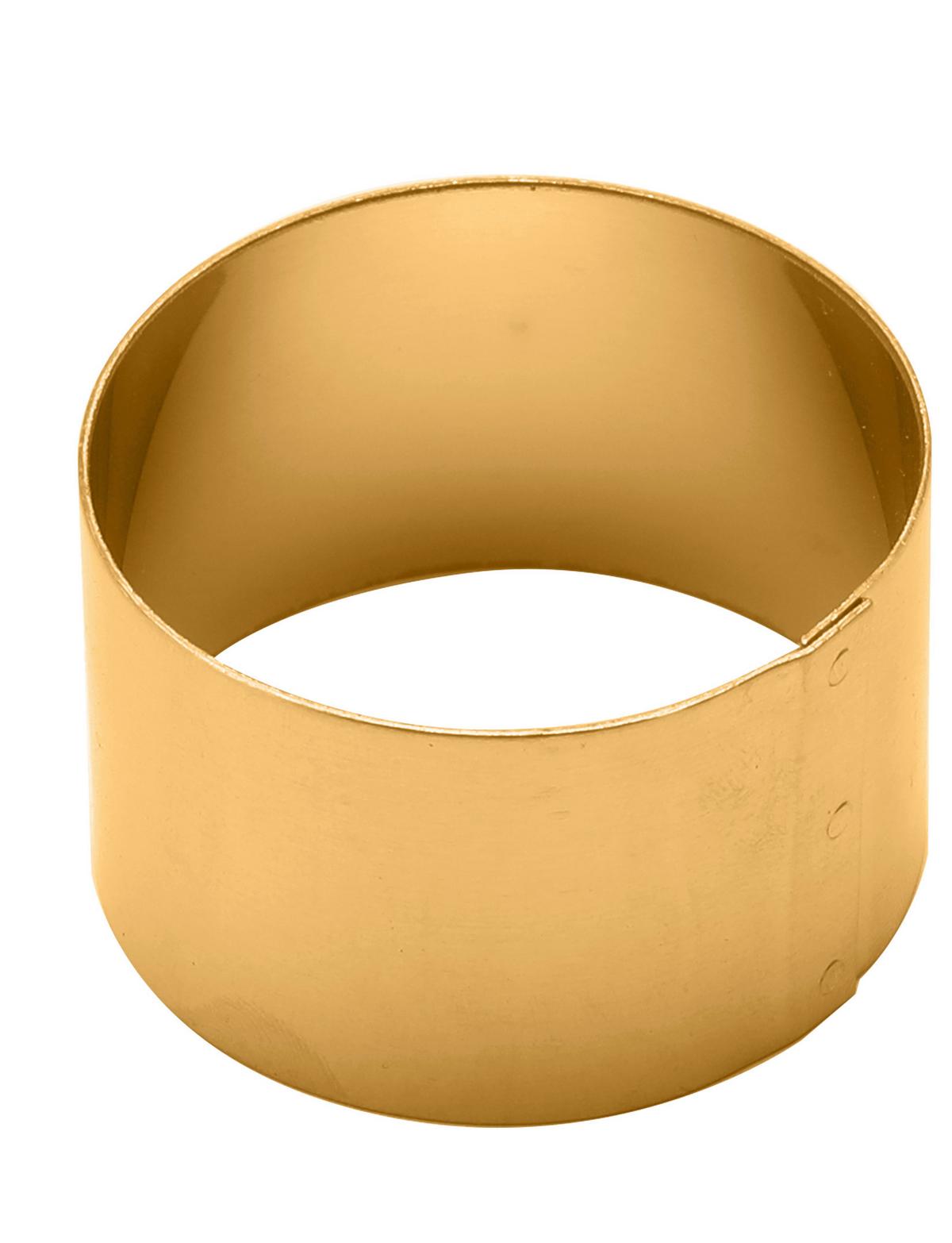 Szalvétagyűrűszett Ew-Nr-2108g - aranyszínű, Basics, fém (4/2,5cm) - Echtwerk