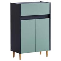 Unterschrank Lovis Dunkelblau - Eschefarben/Dunkelblau, MODERN, Holz/Holzwerkstoff (56,9/90,3/33,0cm) - MID.YOU