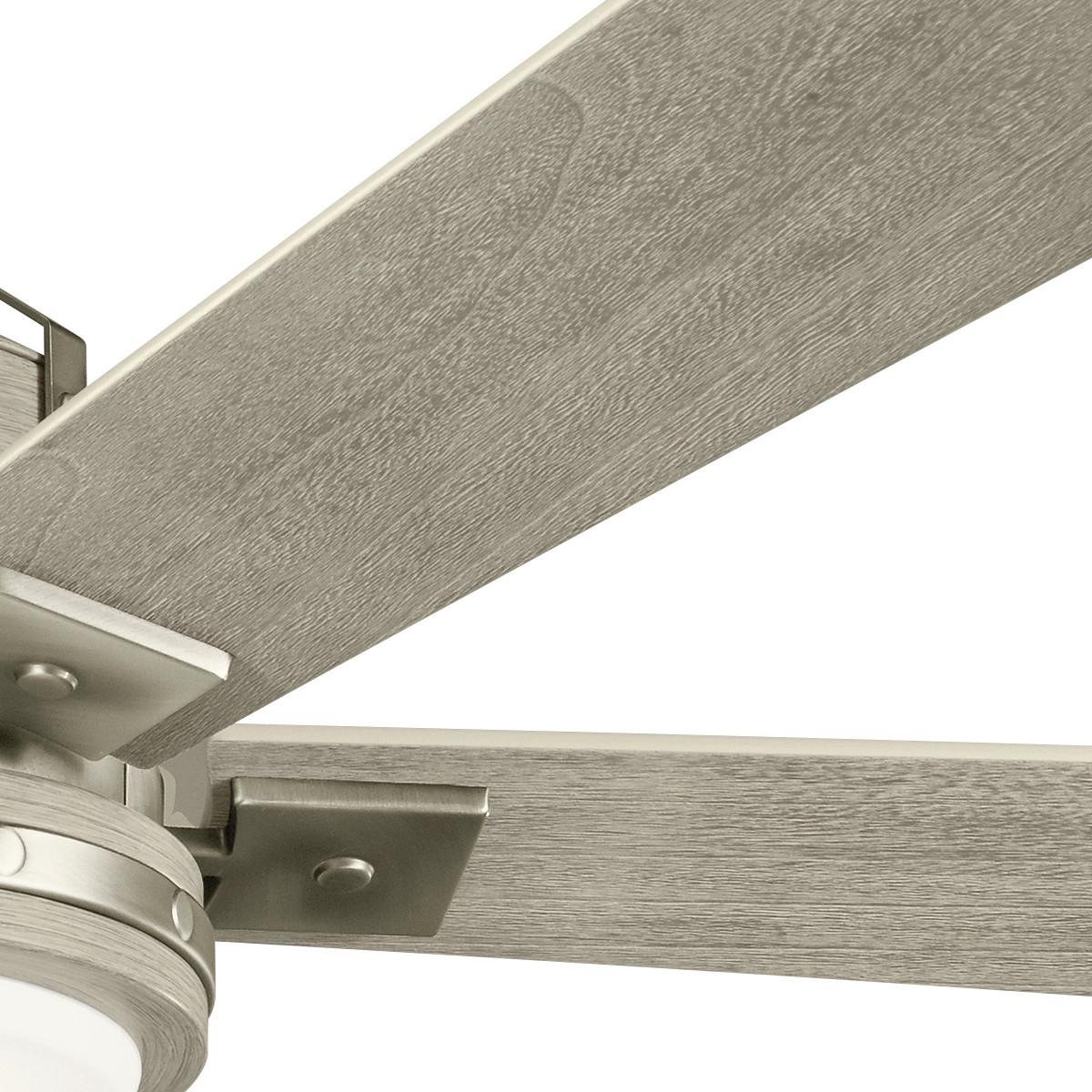 Stropni Ventilator Klf-Colerne-52-Bn - boje oraha/boje nikla, Basics, staklo/drvo (132/43cm)