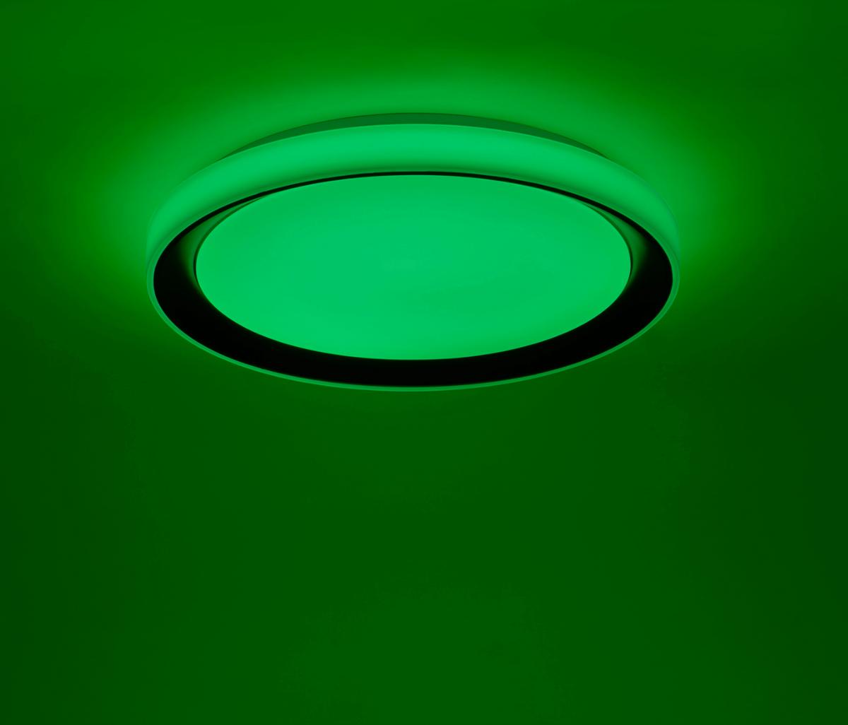 LAMPA SUFITOWA LED 14659-18 LOLASMART-DISC - czarny, Design, tworzywo sztuczne/metal (51/7,5cm)