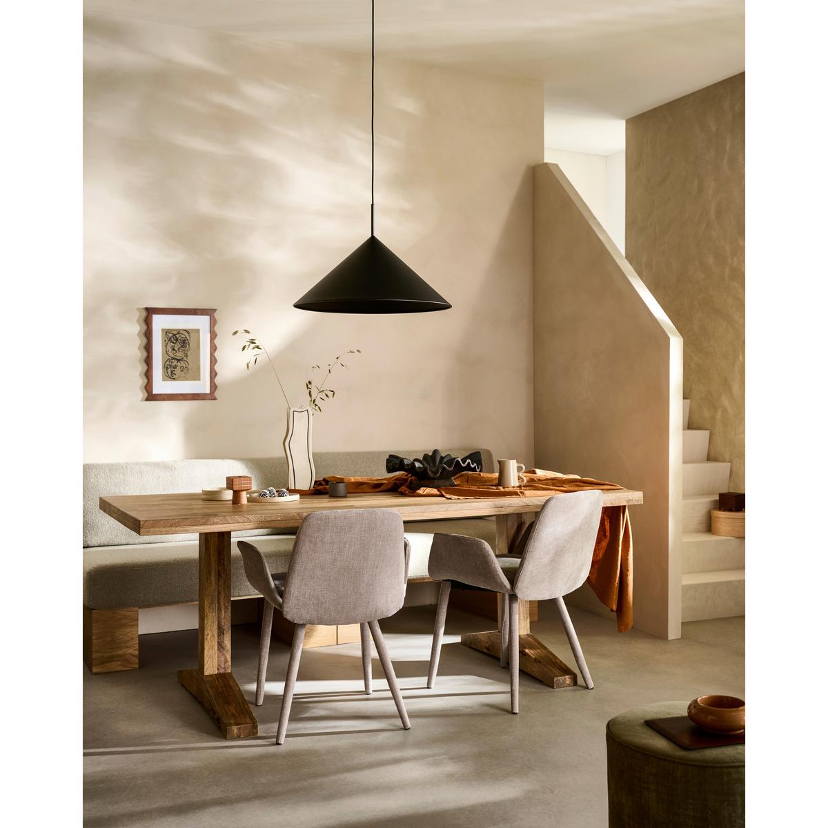 Sitzbank Eat Up Beige - Eichefarben/Beige, MODERN, Holz/Textil (110/84/67cm) - Livetastic