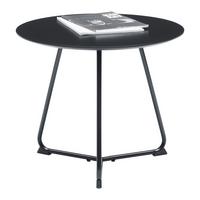 Măsuță De Cafea Mica - negru, Modern, metal/material pe bază de lemn (55/55/46cm) - Modern Living