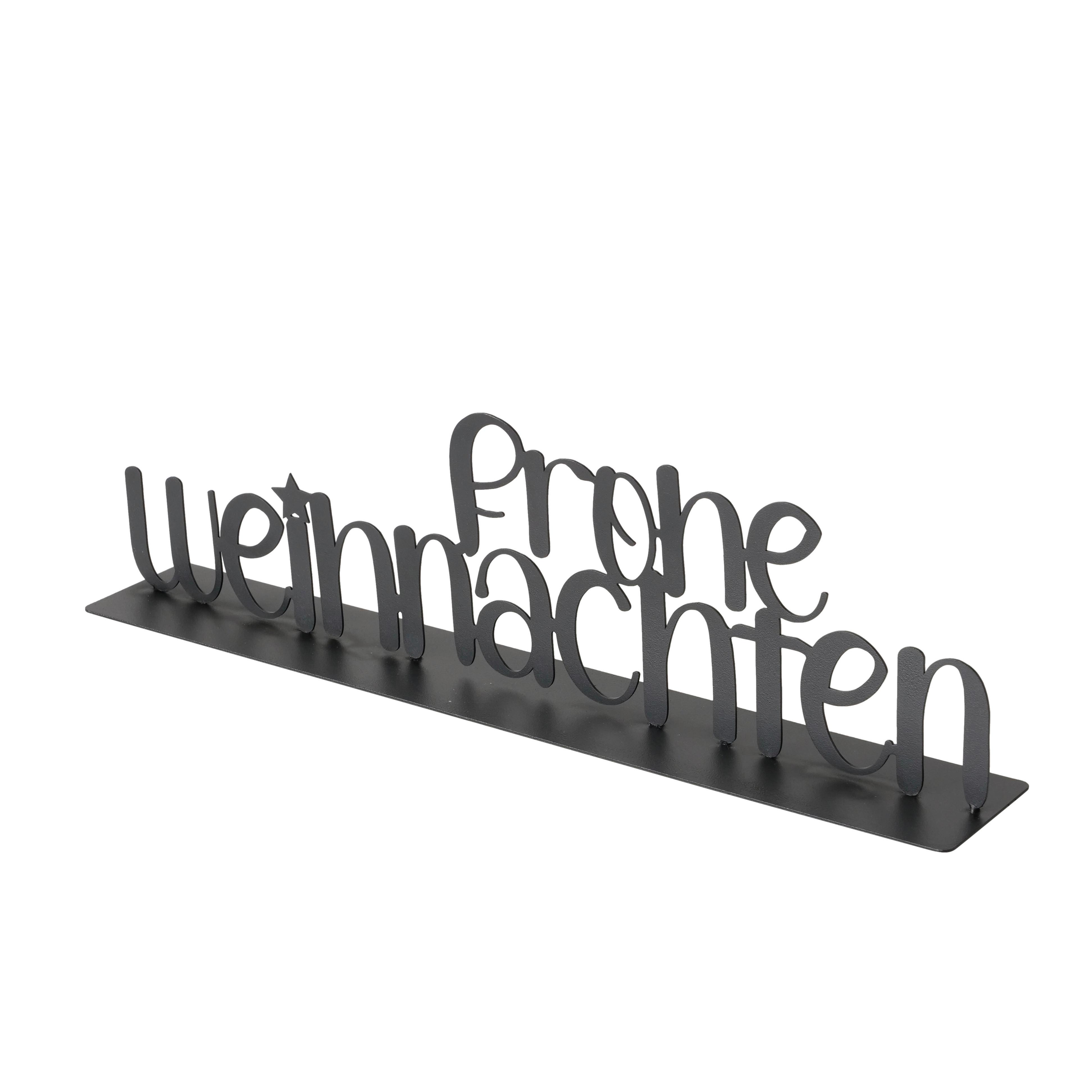 NAPIS DEKORACYJNY FRODO I -PAZ- - czarny, Konventionell, metal (38/10,5/6cm) - Modern Living