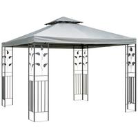 Paviljon Manila, Temno Siva - temno siva/antracit, Moderno, kovina/tekstil (297/267/297cm) - Modern Living