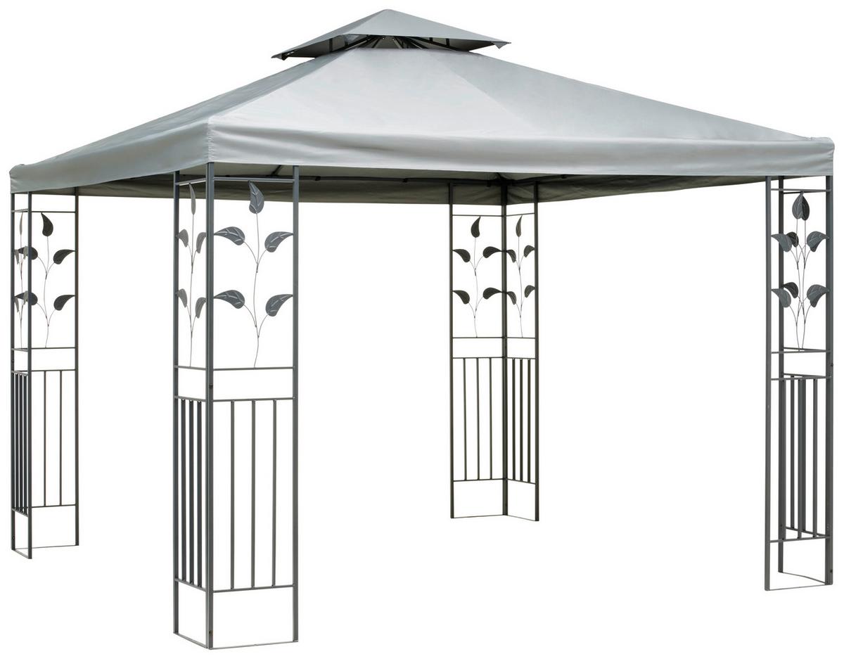 Paviljon Manila, Temno Siva - temno siva/antracit, Moderno, kovina/tekstil (297/267/297cm) - Modern Living