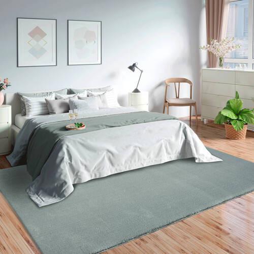Fellteppich Loft Blau ca. 120x160cm - Blau, KONVENTIONELL, Textil (120/160cm)