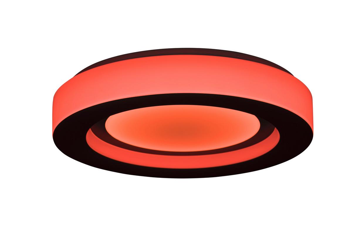 LAMPA SUFITOWA LED SEMRA - czarny, Modern, tworzywo sztuczne/metal (50/8cm) - Bessagi Home