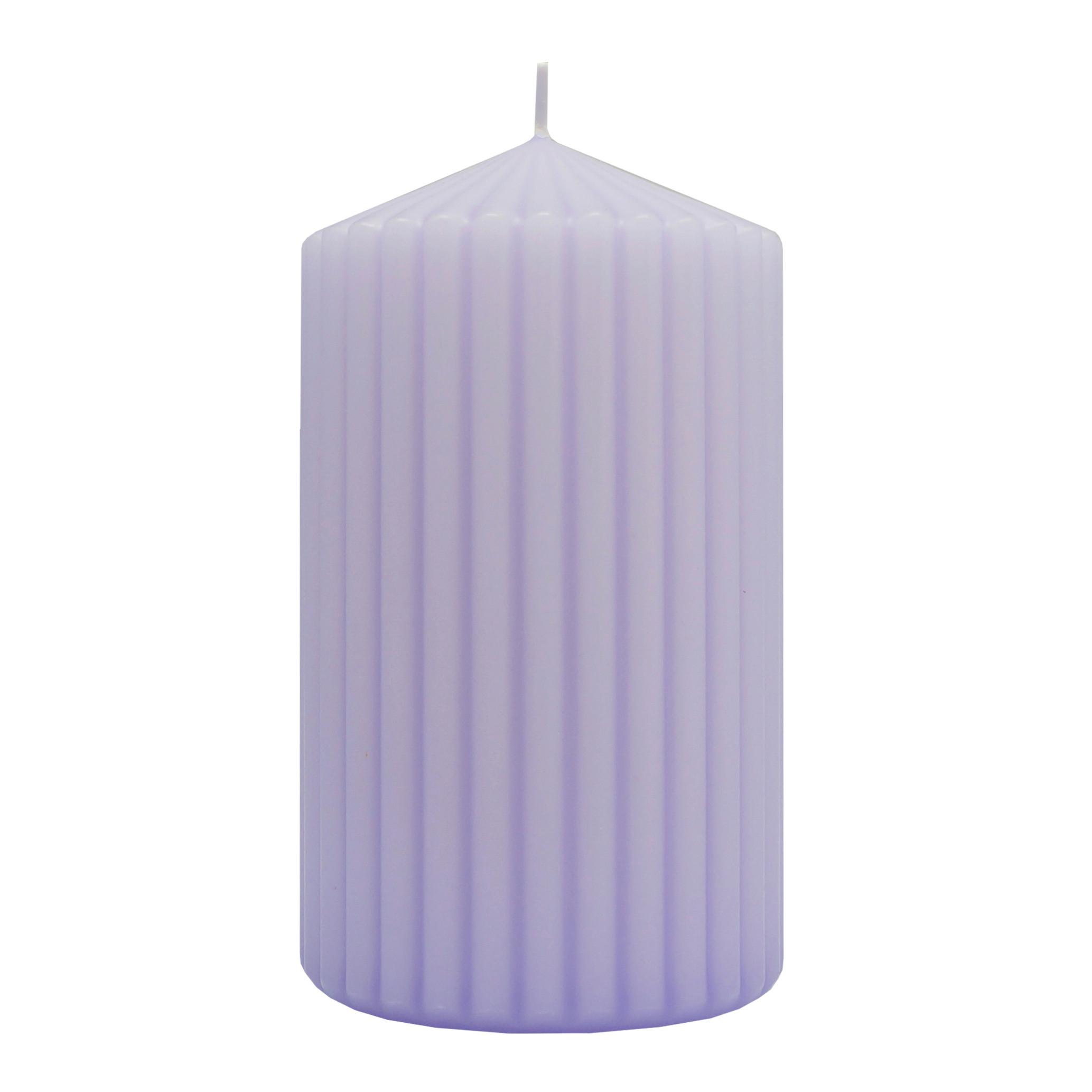 Stumpenkerze Liona Flieder - Flieder (7/12cm) - Mömax