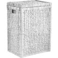 Košara Za Perilo Tobi I - bela, Romantika, ostali naravni materiali/les (44/58/32cm) - Mömax modern living