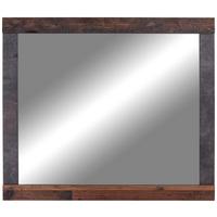 Oglindă Ontario - culoare lemn stejar/gri, Trend, sticlă/material pe bază de lemn (96/82/2,5cm) - Zandiara