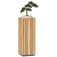 KWIETNIK SIGNE - kolor dębowy, Design, materiał drewnopochodny/drewno (31,5/90/31,5cm) - Linea Natura