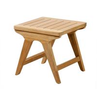 Loungetisch Eya - Naturfarben/Teakfarben, Natur, Holz (45/45/42cm) - Gardenson