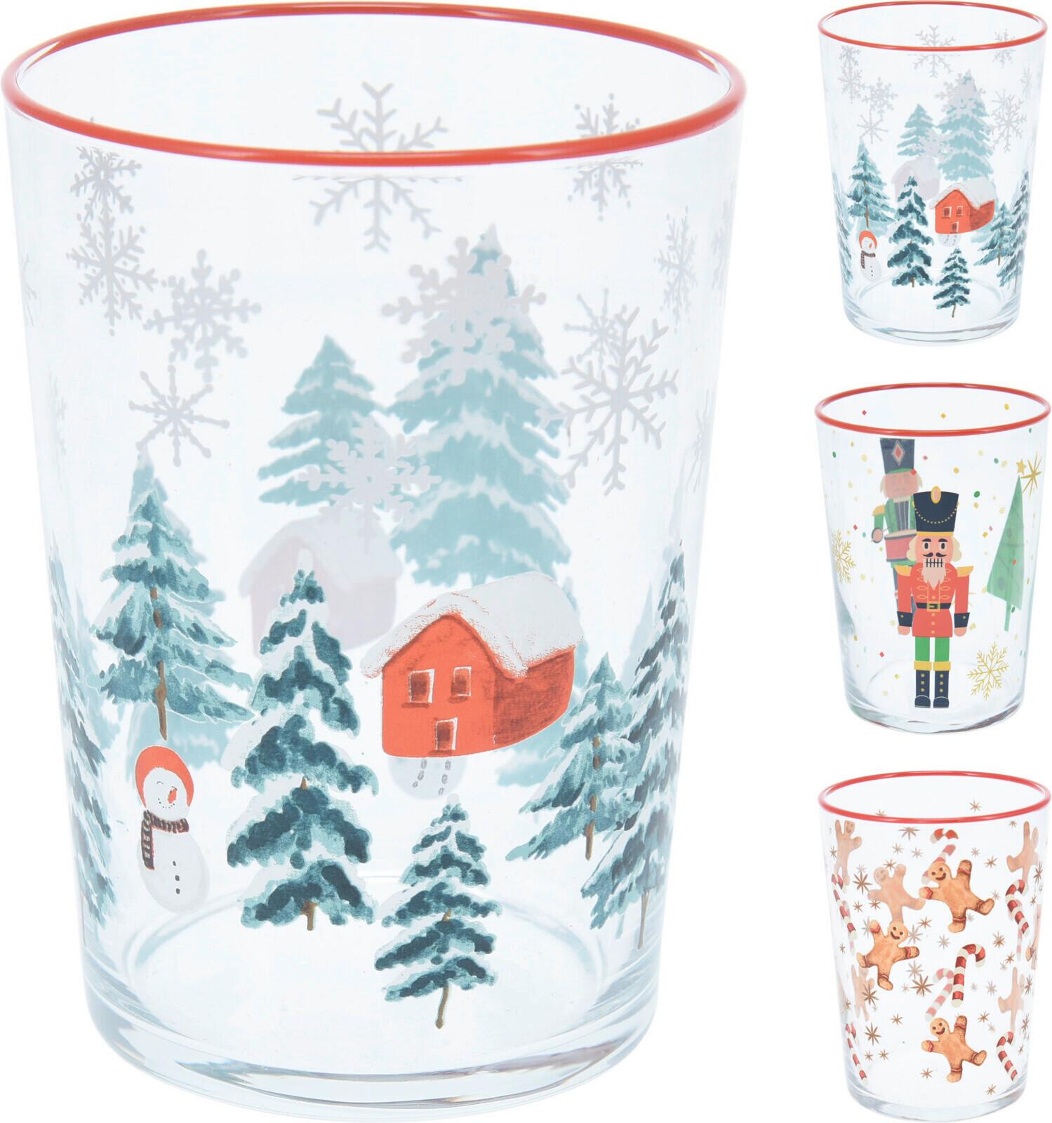Pohár Xmas - Basics, üveg (0,51l)