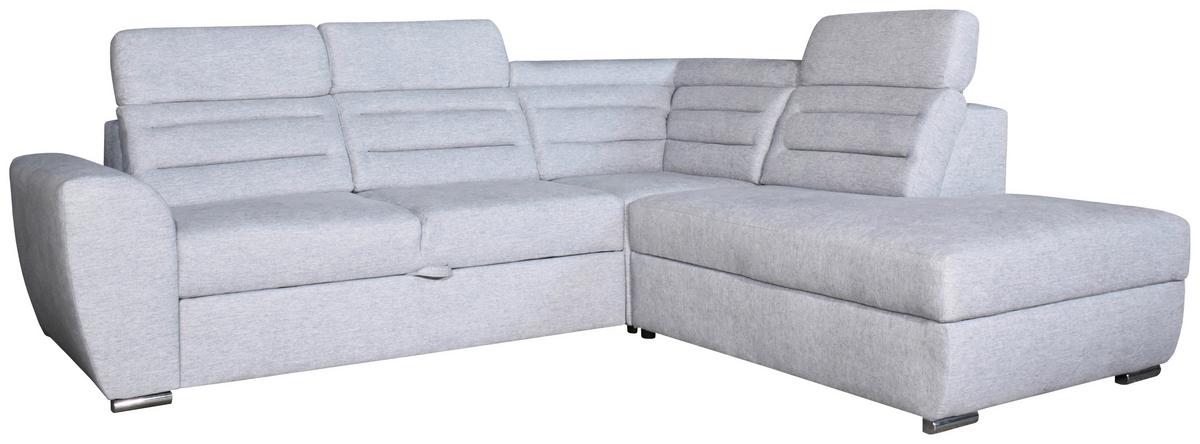 Coltar OMEGA - gri, Modern, plastic/lemn (252/83-99/221cm) - Modern Living
