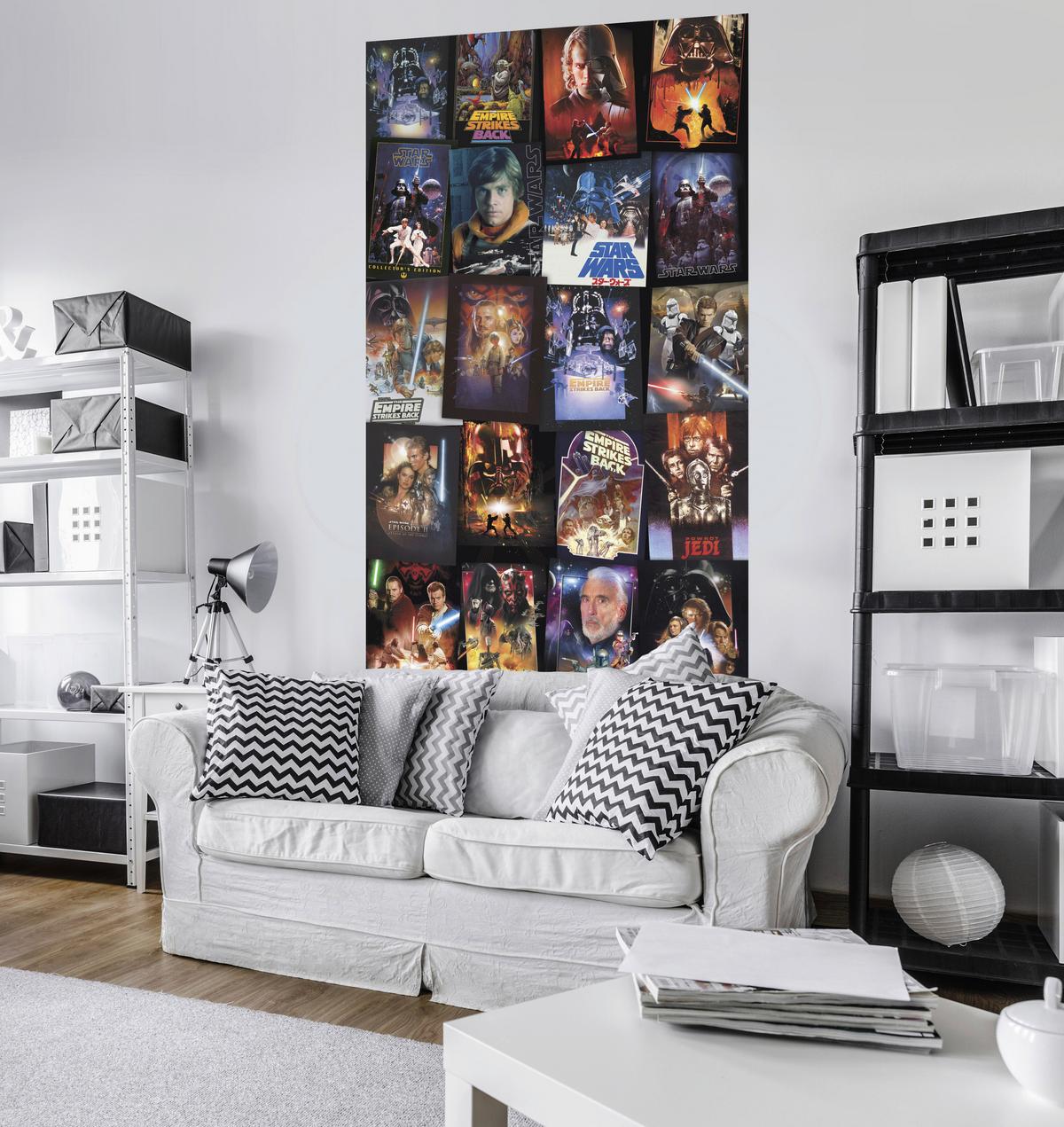 Vliestapete Star Wars Posters Collage ca. 120x200cm - Multicolor, Basics (120/200cm) - Komar