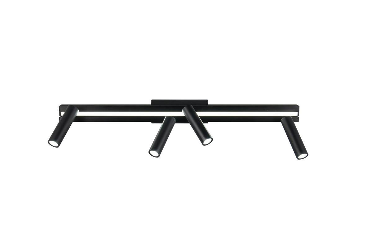 LED-Strahler Zeno Schwarz max. 12 Watt - Schwarz, Basics, Metall (133/23/8,5cm) - Trio Leuchten