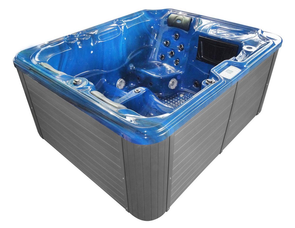 Jacuzzi Oasis - kék, műanyag/fém (208/90/175cm) - Sanotechnik