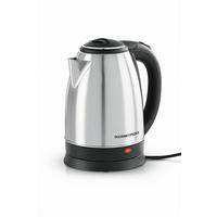 Wasserkocher Gourmetmaxx max. 1500 Watt - Edelstahlfarben/Schwarz, Kunststoff/Metall (21/16/24cm) - TV - Unser Original