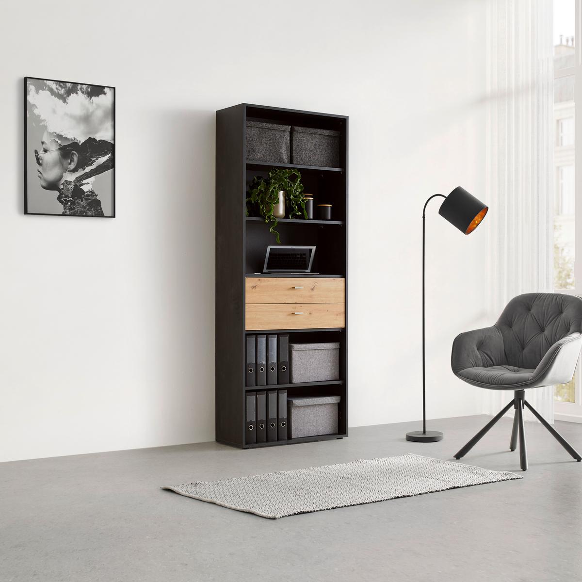 Schubkasteneinsatz Mister Office Eiche Artisan - Eiche Artisan, Modern, Holzwerkstoff (77/33/32cm) - Mömax