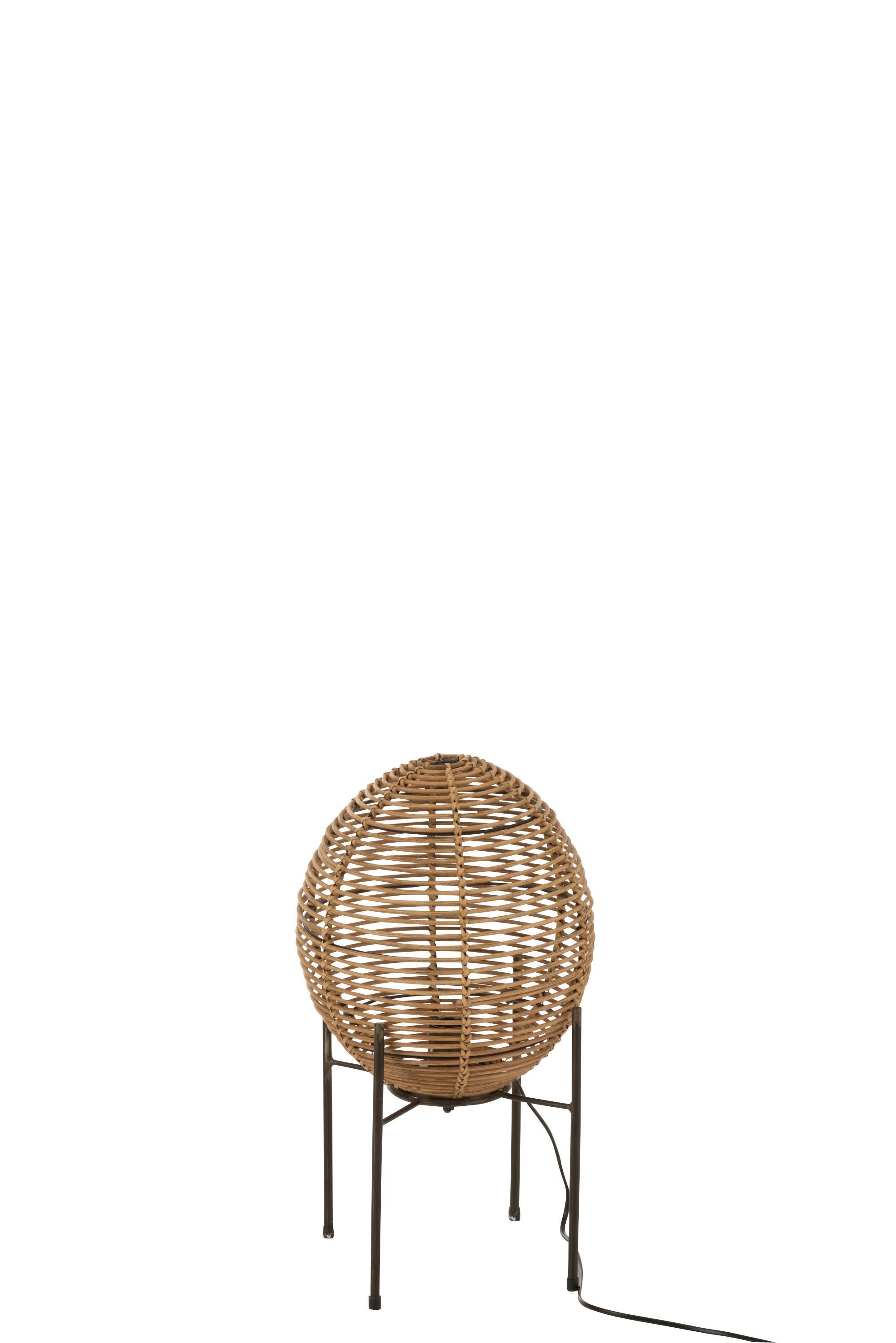LAMPA STOŁOWA 20396 - czarny, Trend, metal/drewno (30/53cm)