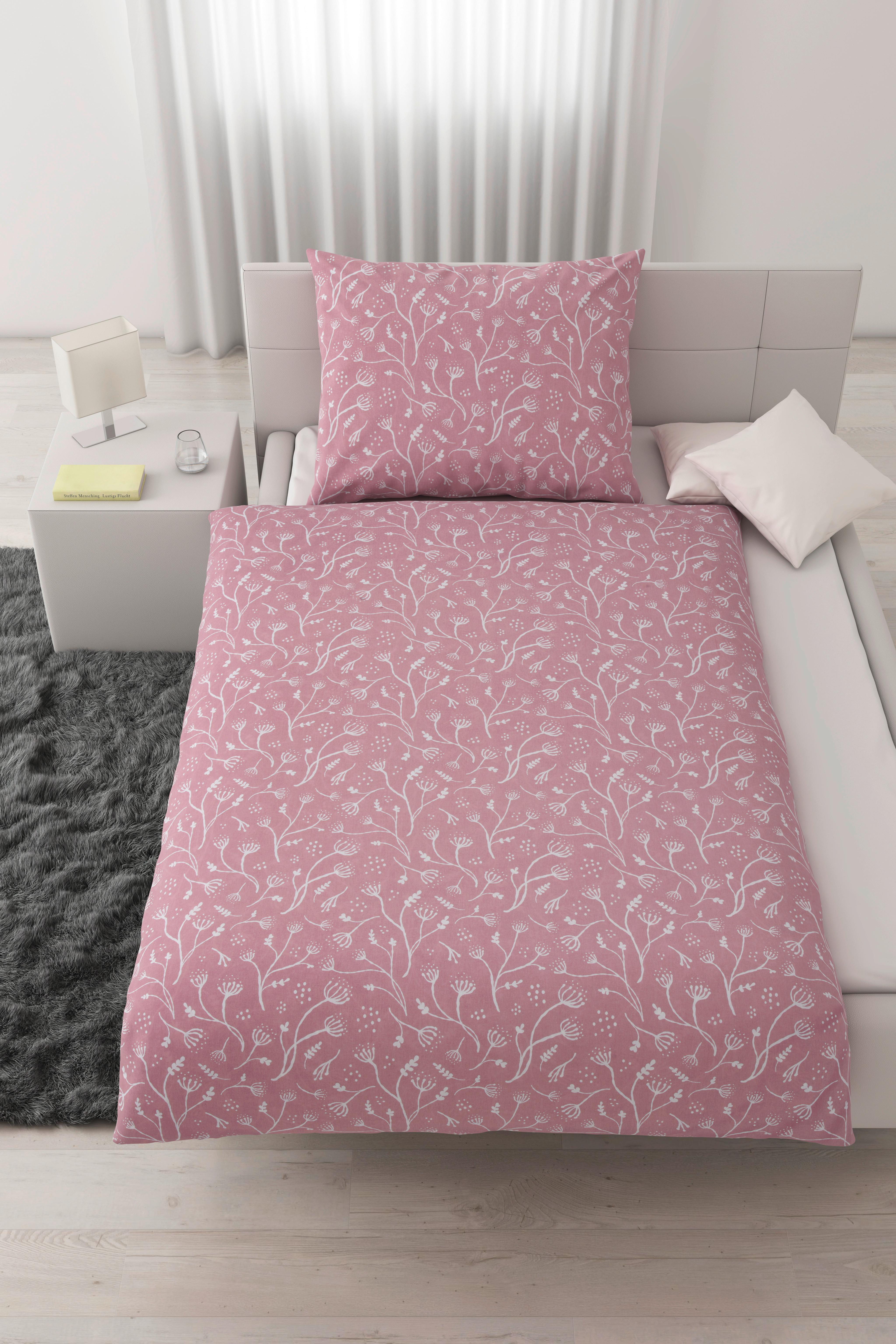 BETTWÄSCHESET FRIDA -TOP- - Mauve, Konventionell, Textil (160/210cm) - Modern Living