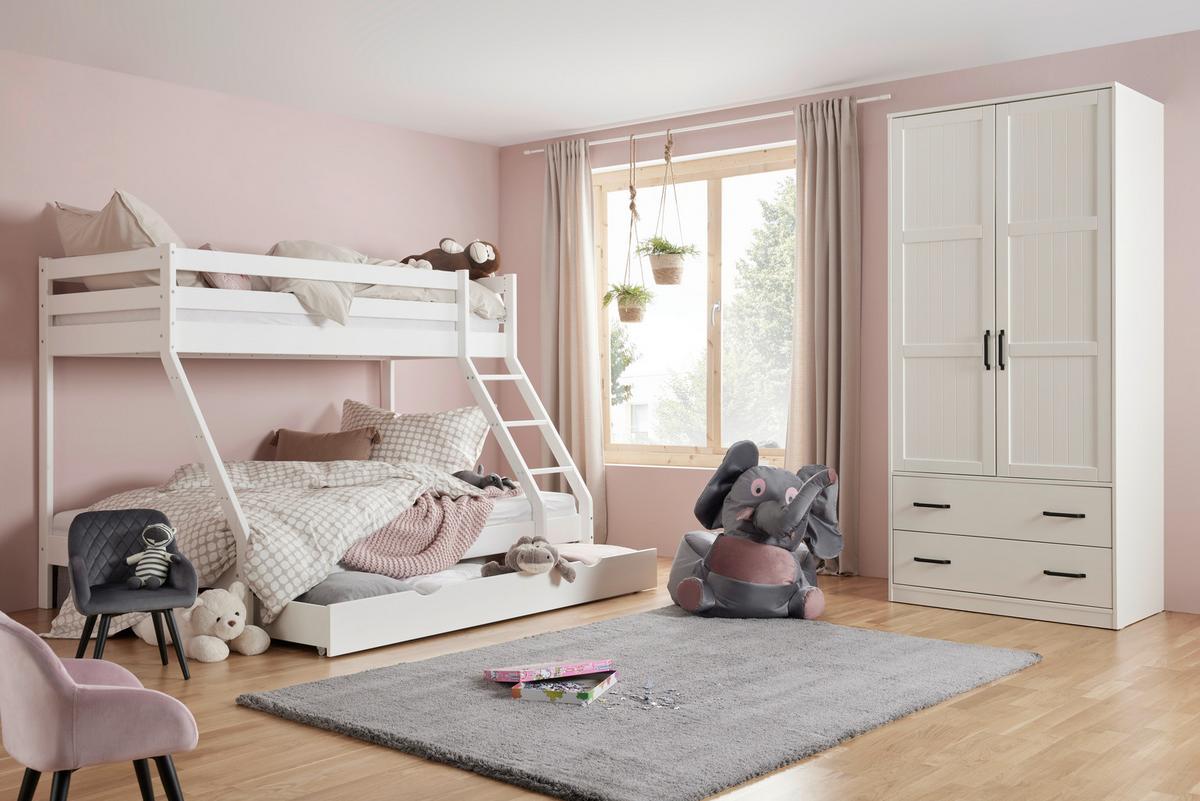 Bettschubkasten Denis in Weiss - Weiss, Modern, Holz (200/19/67cm) - Zandiara