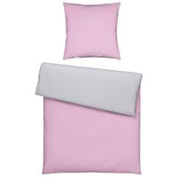 Bettwäsche Annika ca. 135x200cm - Silberfarben/Flieder, Textil (135/200cm) - Modern Living