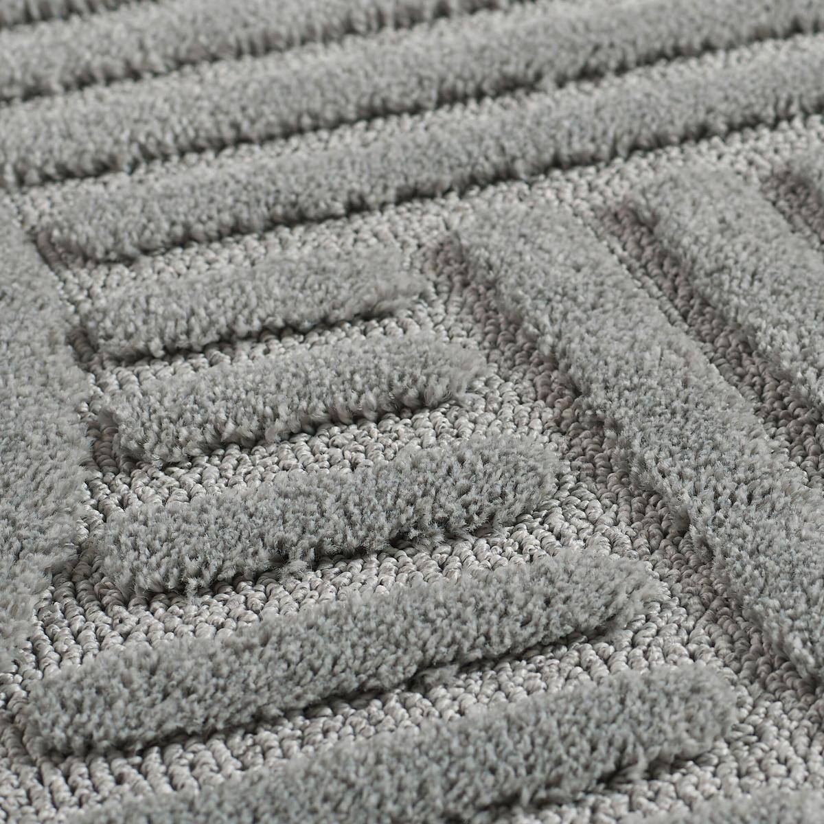 Preproga Z Visokim Florom Art, Srebrna, 160cm - srebrne barve, Basics, tekstil (160cm) - Novel