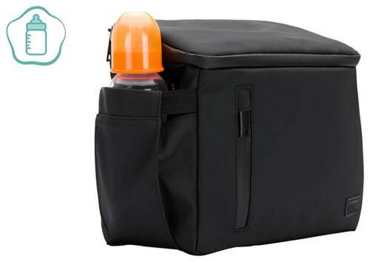 ORGANIZER DO SPACERÓWKI LU6097-06 - czarny, Basics, tkanina (28/17/12cm) - Jimmylee