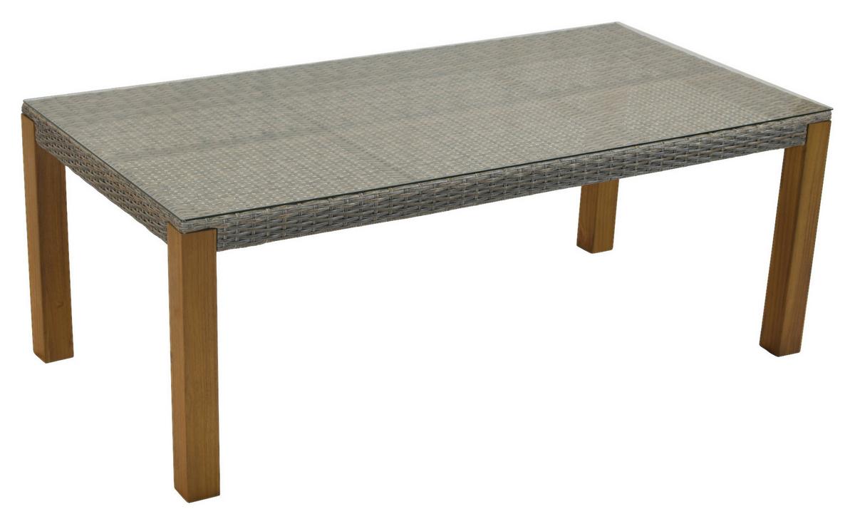 Vrtna Miza Marco - bež/naravne barve, Moderno, kovina/umetna masa (200/100/74cm) - Gardenson