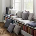 Zierkissen Pascaline 45x45cm - Dunkelgrau, MODERN, Textil (45/45cm) - MÖMAX modern living