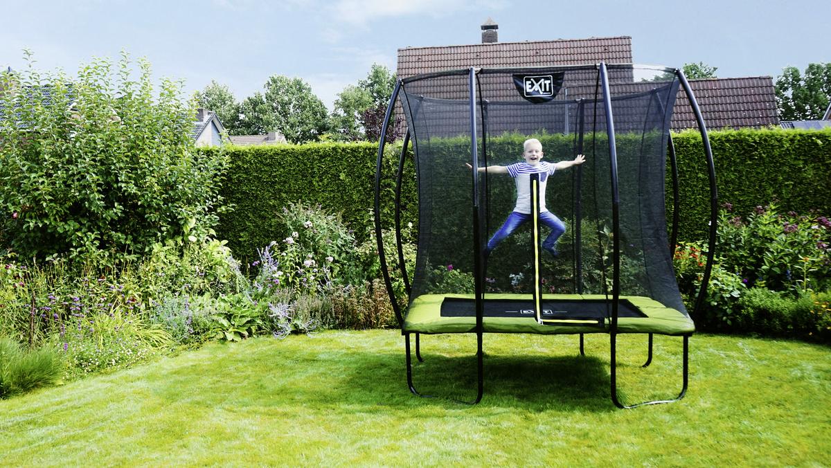 Trampolin Exit Silhouette, 214x305cm - zelena, Konvencionalno (214/262/305cm) - EXIT Toys