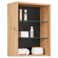 Hängeelement in Eiche Artisan - Eiche Artisan, MODERN, Glas/Holzwerkstoff (40/54/20cm) - Mömax