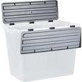 Škatla S Pokrovom Flip - prosojna, umetna masa (58/41/37cm) - Mömax modern living Škatla S Pokrovom Flip - prosojna, umetna masa (58/41/37cm) - Mömax modern living