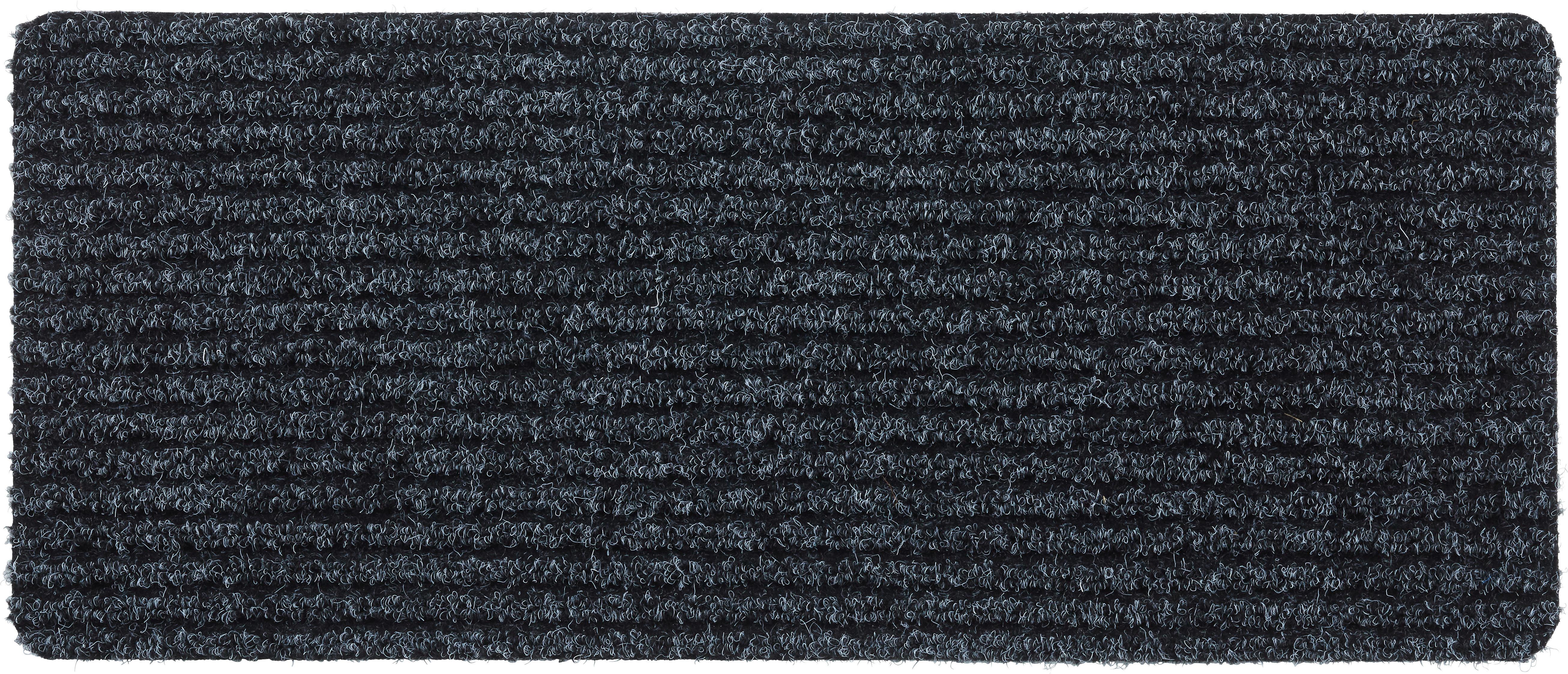 Fussmatte Mona in Anthrazit ca. 25x60cm - Anthrazit, Konventionell, Kunststoff (25/60cm) - Modern Living