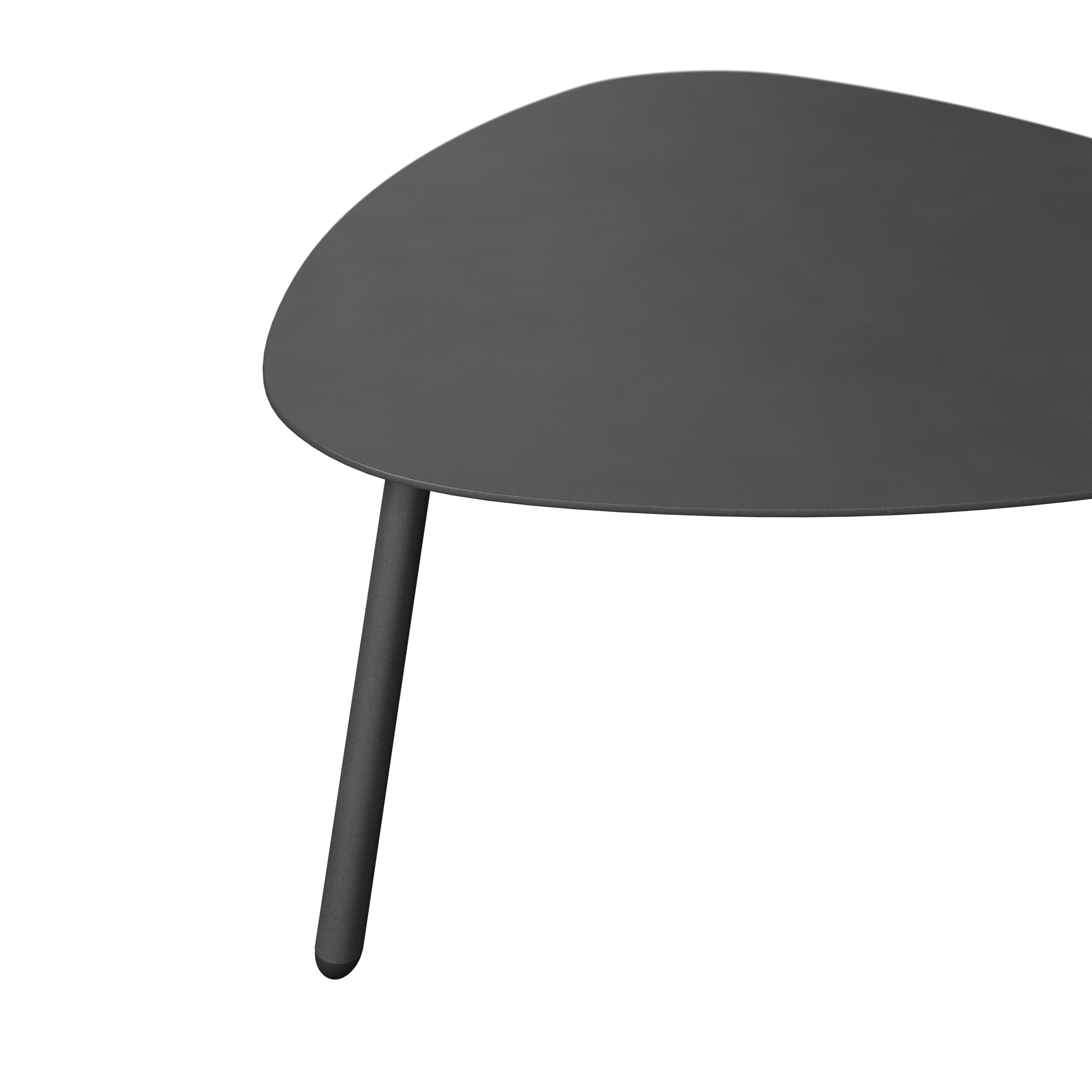SIDOBORD SET LEONIE - antracit, Basics, metall (90/91/35cm) - Mömax