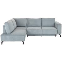 Kutna Garnitura Veni - sivo-zelena/crna, Moderno, tekstil/metal (210/272cm) - Modern Living