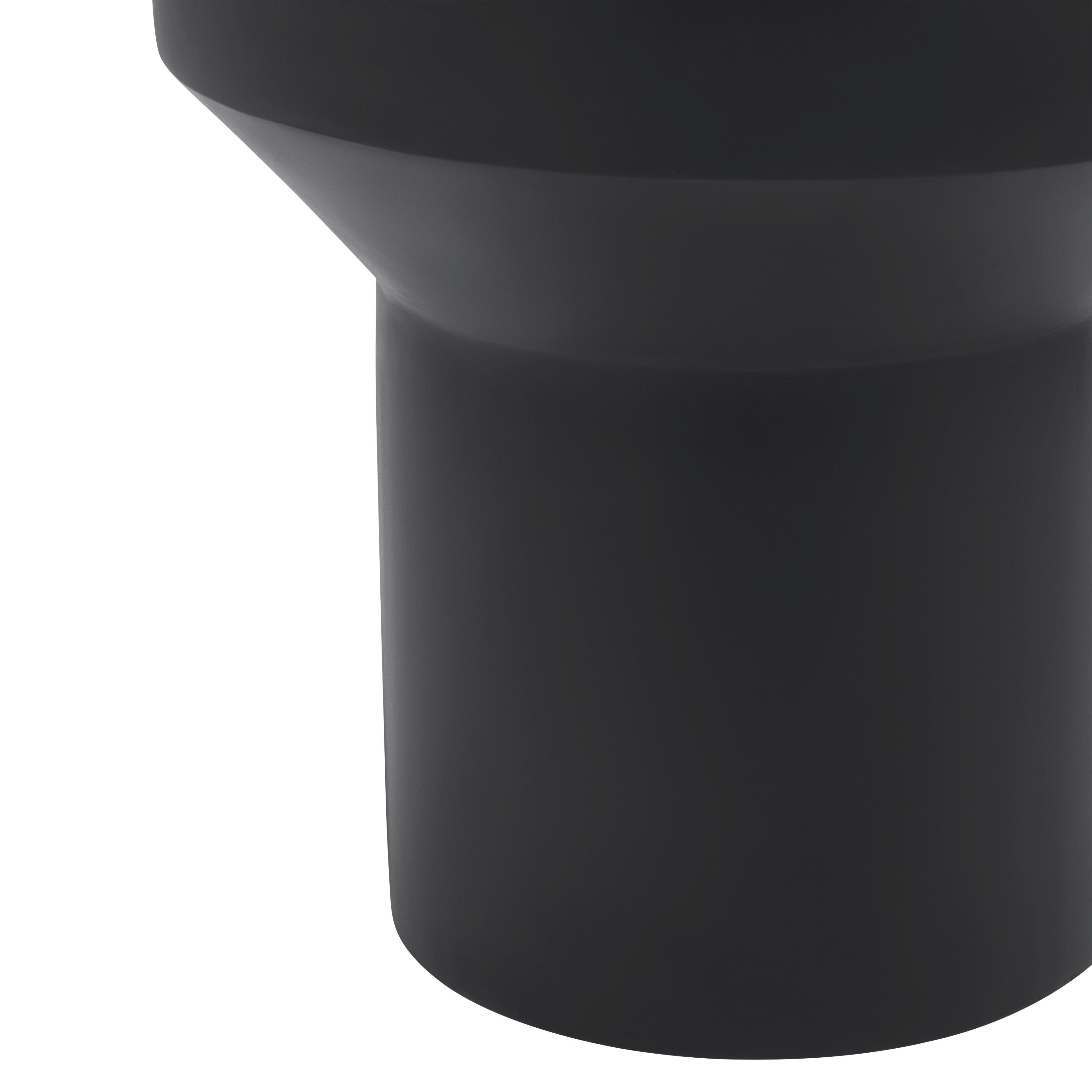 SIDOBORD GRADINO -TREND- - svart, Modern, trä (48/50cm) - Premium Living