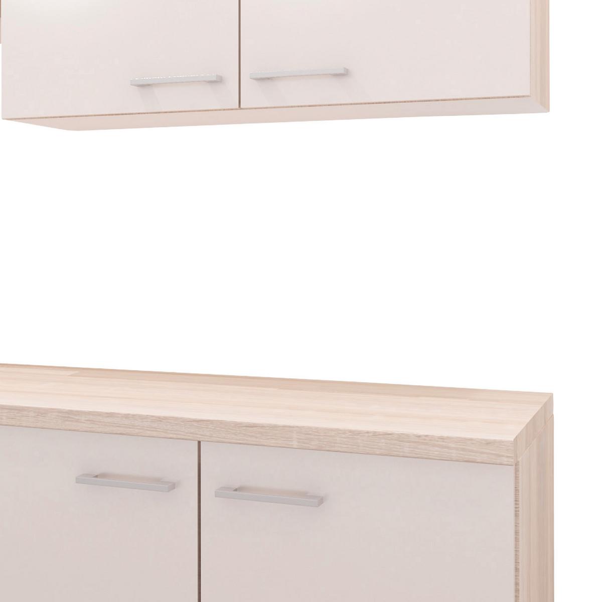 Kuhinjski Blok Brez Aparatov Nepal, Sijaj, Bež, Hrast - kašmir/barve hrasta, Moderno, leseni material (270cm) - MID.YOU