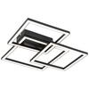 LED-TAKLAMPA TIMRE - svart, Modern, metall/plast (45,3/43,5/7,3cm) - Mömax