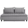 Boxspring Sofa Marino - crna/sivo-bež, Moderno, tekstil/drvo (208/102/96cm) - Best Price
